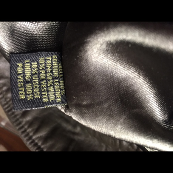 Nicole Miller Leather and Wool Jacket. Size Small - Picture 4 of 4